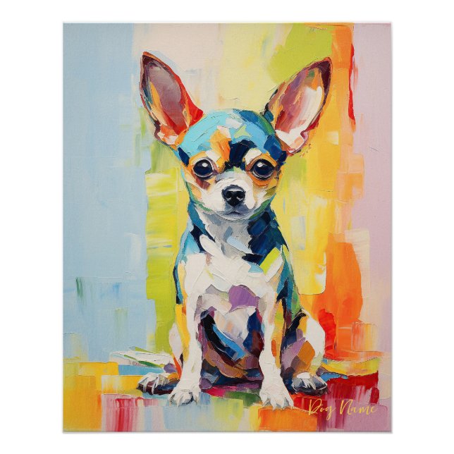 Poster Chiot Chihuahua Super Cute 002 - Xeno Lucilfer (Devant)