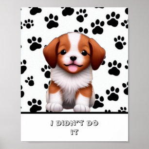 Poster Chiot innocent