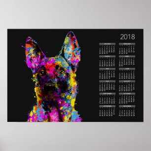 Poster Chiot malinois - Berger belge - Maligator