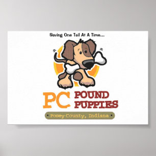Poster Chiots de livre de PC
