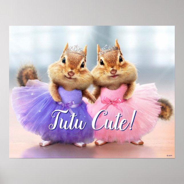 Poster Chipmunk Ballerina Duo (Devant)