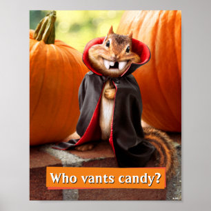 Poster Chipmunk Vampire