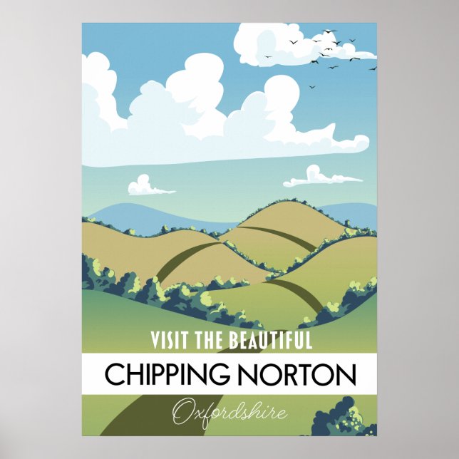 Poster Chipper Norton Oxfordshire (Devant)