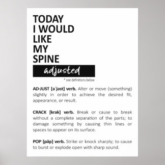 Poster Chiropractic Poster, Chiropractic Art, Chiro 