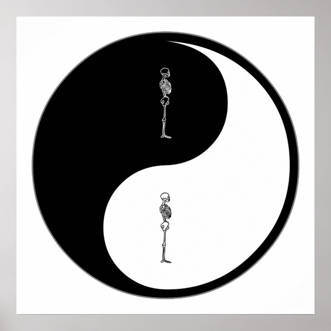 Poster Chiropratique Yin Yang (Devant)