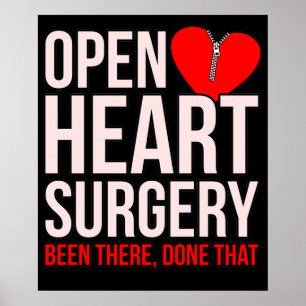 Poster Chirurgie cardiaque ouverte Sensibilisation aux ma