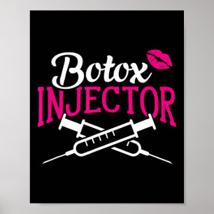 Poster Chirurgie plastique Cosmétique Injector Lips Botox