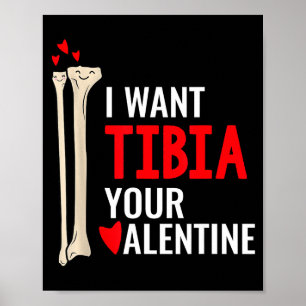 Poster Chirurgien orthopédiste Je veux que Tibia soit vot
