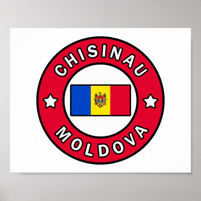Poster Chisinau Moldova (Devant)