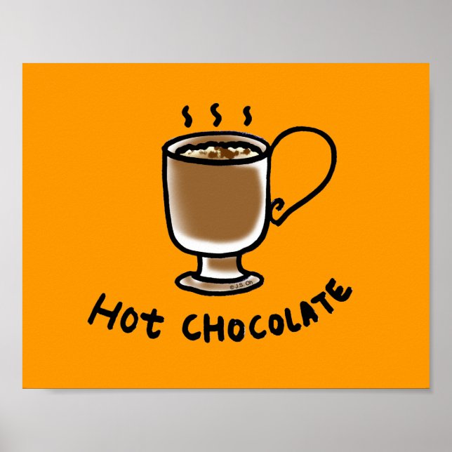 Poster Chocolat chaud (Devant)
