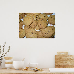 Poster Chocolat Chip avoine Cookies Imprimer