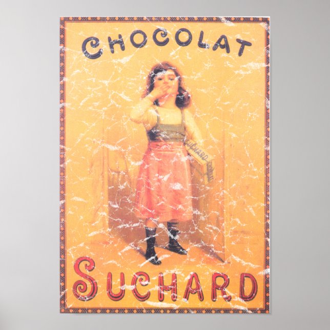 Poster Chocolat Suchard en détresse (Devant)