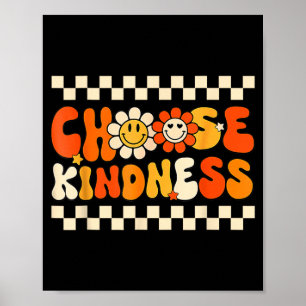 Poster Choisir un T-shirt de gentillesse Rétro Soyez gent
