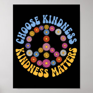 Poster Choisissez Fleur de Pâquerette de Douceur Paix Dou