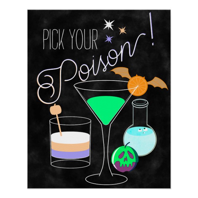 Poster Choisissez votre poison (Devant)