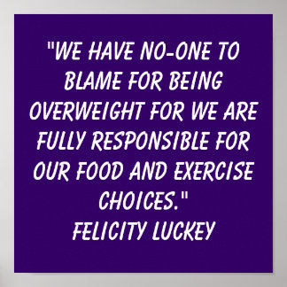 Poster Choix de perte de poids 8