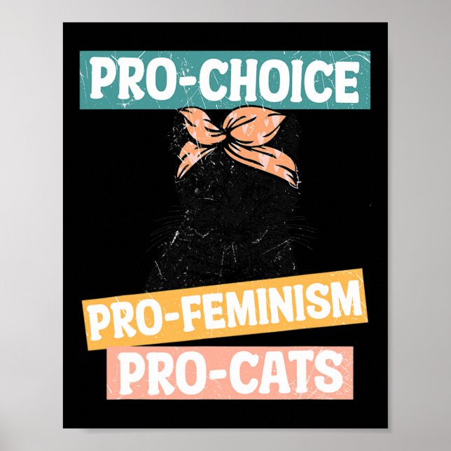 Poster Choix Feminist Chat Maman Droits de reproduction P (Devant)
