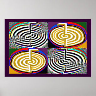 Poster Chokuray Chokuray - symbole curatif de Reiki