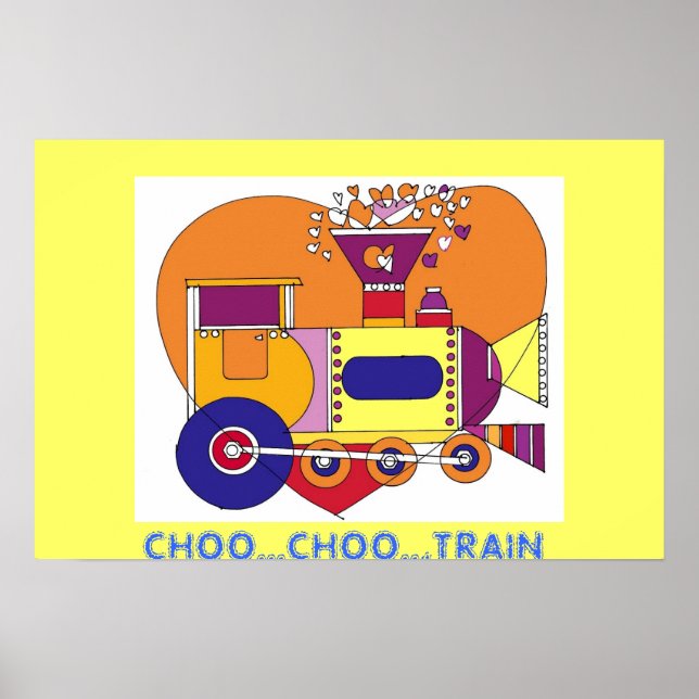 POSTER CHOO...CHOO...TRAIN (Devant)