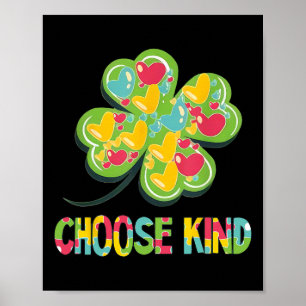 Poster Choose Kind - Sensibilisation sur l'autisme Anti B