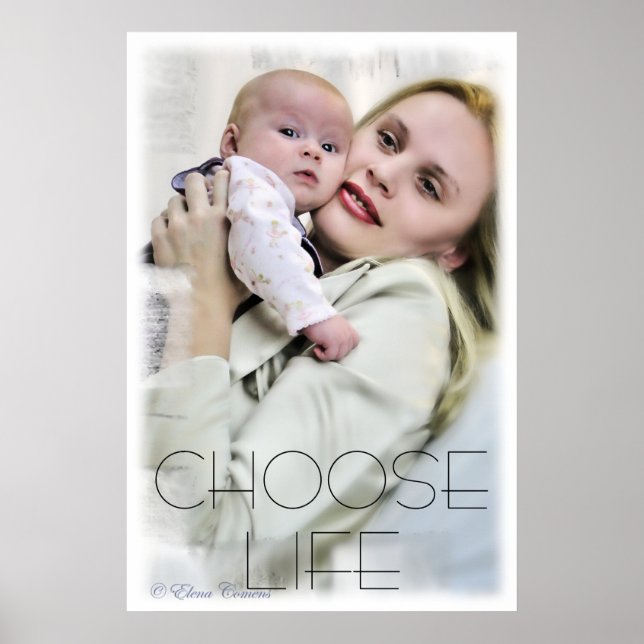 POSTER CHOOSE LIFE (Devant)