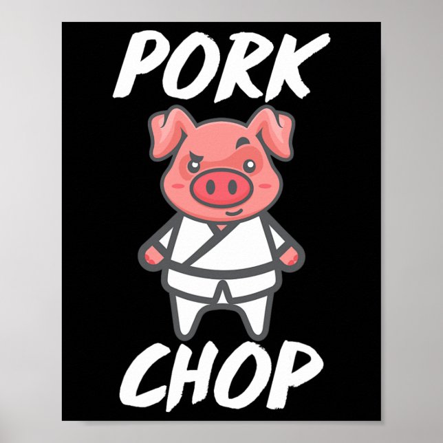 Poster Chopper de porc (Devant)