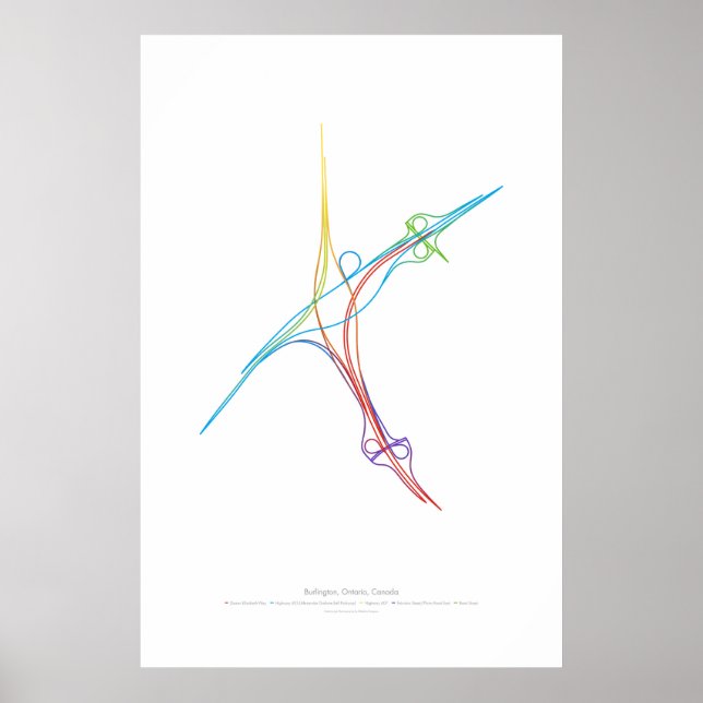 Poster Chorégraphie d'échange : Burlington, ON, CA (Devant)