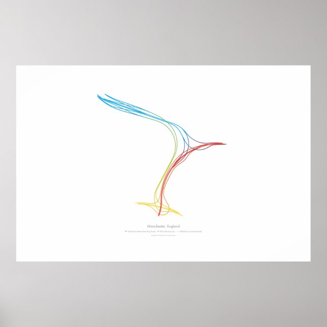 Poster Chorégraphie d'échange : Manchester, Angleterre (Devant)