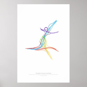 Poster Chorégraphie d'échange : Minneapolis, MN, États-Un