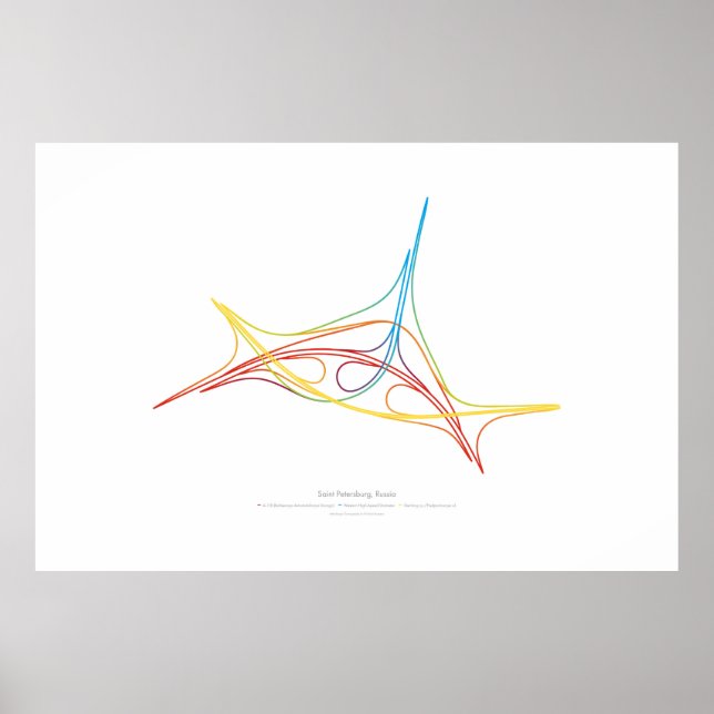 Poster Chorégraphie d'échange : Saint-Pétersbourg, Russie (Devant)