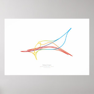 Poster Chorégraphie des échanges : Budapest, Hongrie