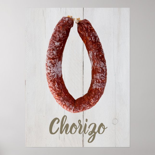 Poster Chorizo Saucisson (Devant)