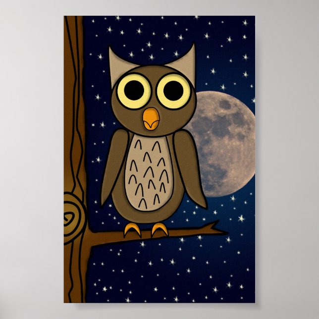 Poster chouette (Devant)