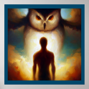 Poster Chouette animale 1