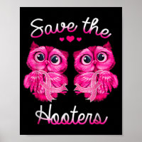 Chouettes Sauver Un Hooters Pink Ribbon Cancer du 