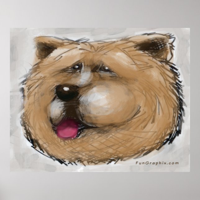 Poster Chow Chow (Devant)