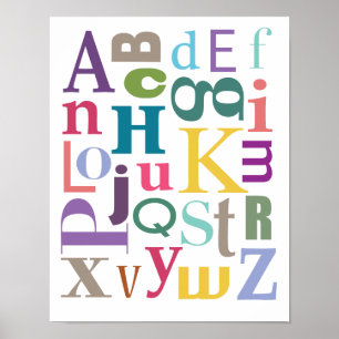 Poster Chowder Alphabet