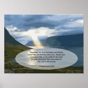 Poster chrétien - Corinthiens
