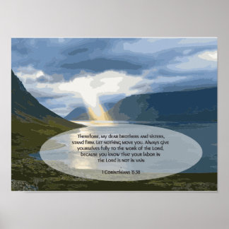 Poster chrétien - Corinthiens