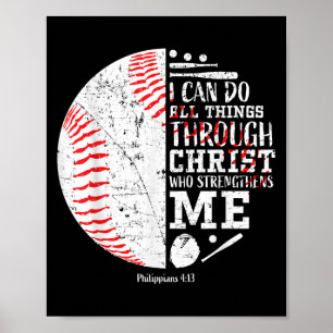 Poster Chrétiens Baseball Philipans 4_13 Je peux faire to