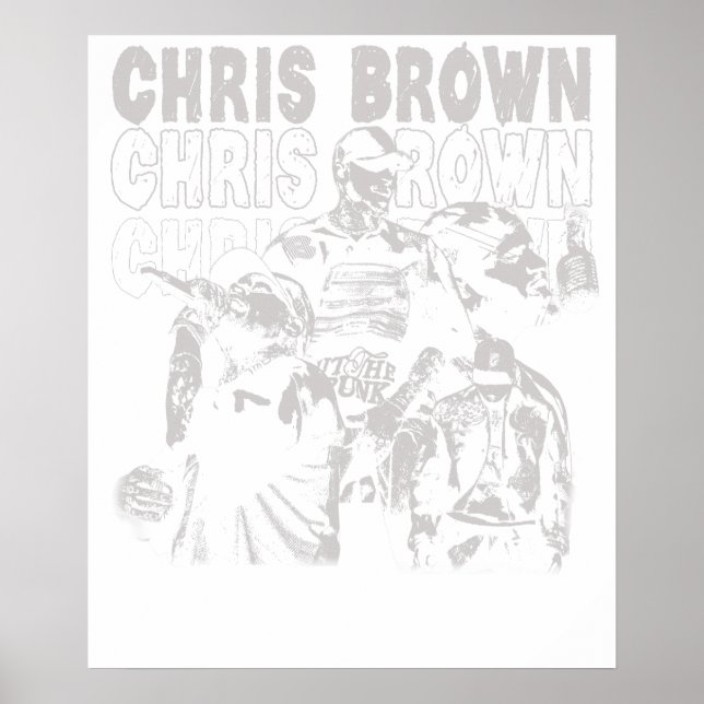 Poster Chris Brown Bootleg B& (Devant)