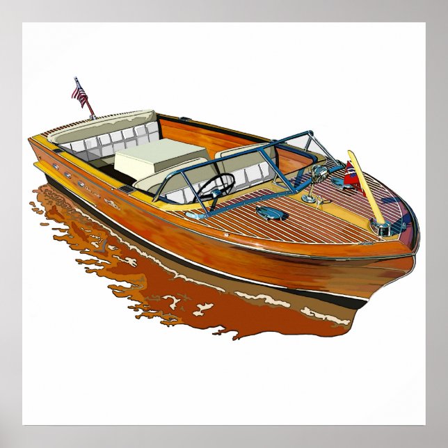 Poster Chris Craft Continental (Devant)