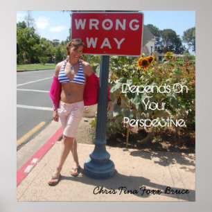 Poster Chris Tina Foxx Bruce Dépend De Votre Point De Vue