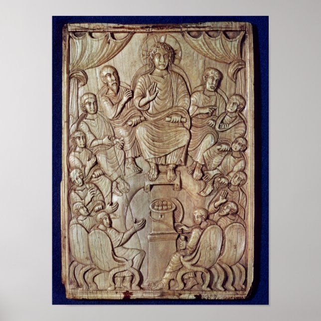 Poster Christ avec les douze apôtres (Devant)