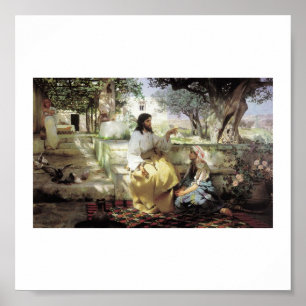 Poster Christ avec Martha et Maria vers 1886