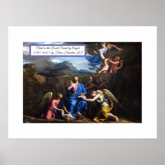 Poster Christ dans le désert