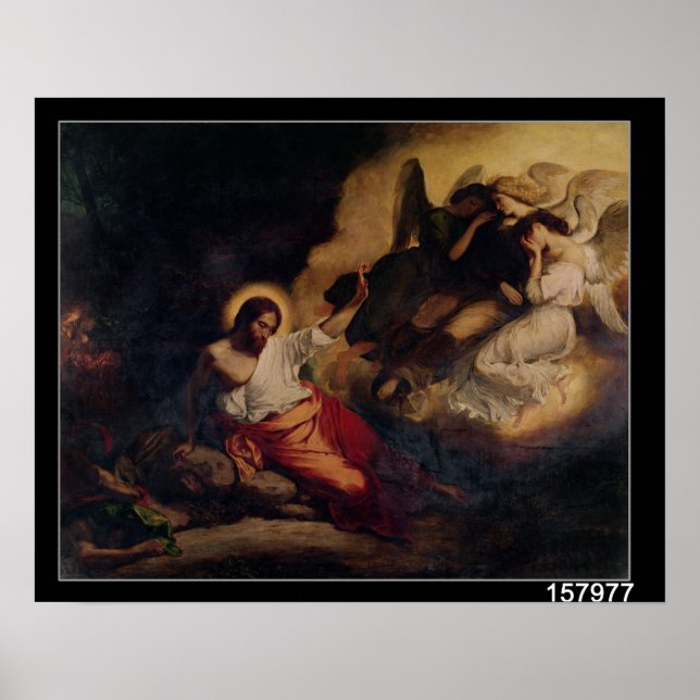 Poster Christ dans le jardin des Oliviers, 1827 (Devant)