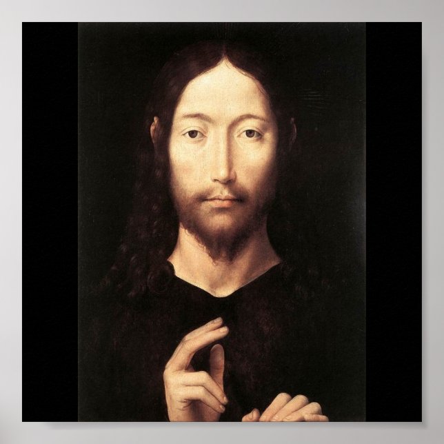 Poster Christ donnant sa bénédiction, c.1478 (Devant)