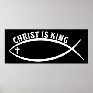 Poster Christ est roi