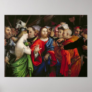 Poster Christ et les adultes, c.1527-29